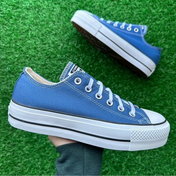 🎁Converse Chuck Taylor All Star Ctas Lift Hi Armor Blue - Picture 1 of 8